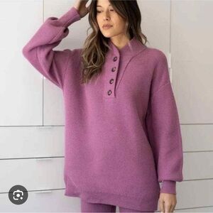 Lunya Cozy Cotton Silk Henley - XS/S - NWOT